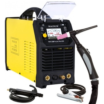 Spawarka TIG MAGNUM THF 238 LCD PRO Aluminium ACDC