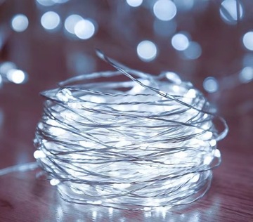 СВЕТОДИОДНЫЕ РОЖДЕСТВЕНСКИЕ гирлянды-ЦЕПОЧКА РОЖДЕСТВЕНСКАЯ ЕЛКА USB 100LED 10м RGB