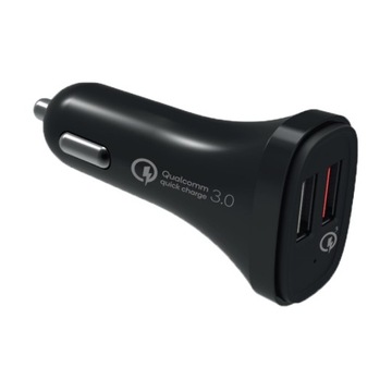 2 автомобильных зарядных устройства USB Qualcomm 3.0 (5,4 А)