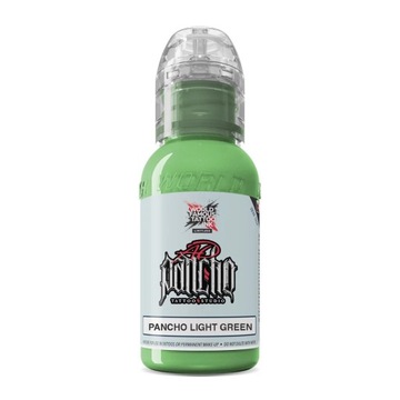 Farba do tatuażu World Famous A.D. Pancho Light Green, 30 ml