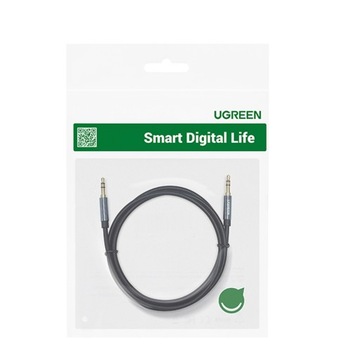 UGREEN KABEL PRZEWÓD AUDIO STEREO WTYCZKA AUX 2X MINIJACK 3,5 MM OPLOT 1M