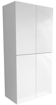 WYSOKA wisząca szafka łazienkowa 120cm biały mat