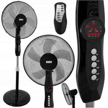 НАПОЛЬНЫЙ ВЕНТИЛЯТОР STRONG Haxon DAX черный