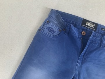 SUPERDRY Spodenki MĘSKIE jeans S