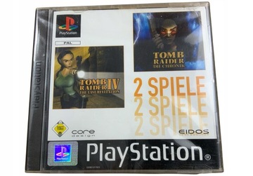 TOMB RAIDER IV + DIE CHRONIK 2 folia PSX PS1