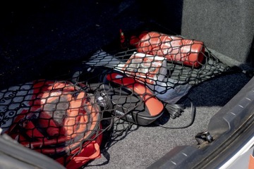 ORGANIZER SIATKA DO BAGAŻNIKA AUTA SAMOCHODOWA DUŻA ELASTYCZNA 110x60CM