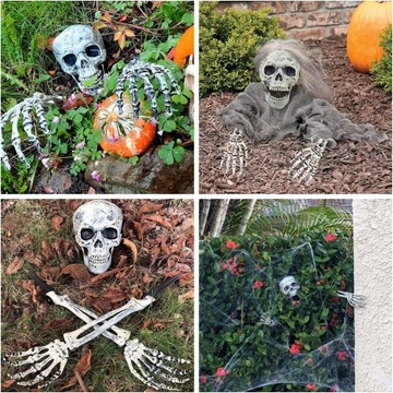 STRASZNA DEKORACJA NA HALLOWEEN W KSZTAŁCIE C