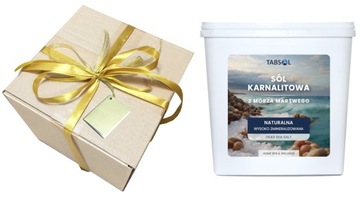 Naturalna Sól Karnalitowa z Morza Martwego Jordania SPA 5kg Prezent