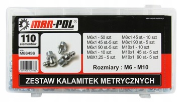 ZESTAW KALAMITEK METRYCZNYCH W WALIZCE M6 M8 M10
