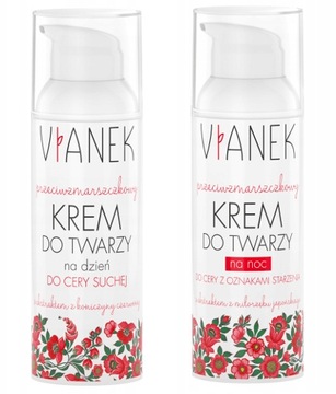 VIANEK ZESTAW p/ZMARSZ KREM DZIEŃ C.SUCHA + NOC