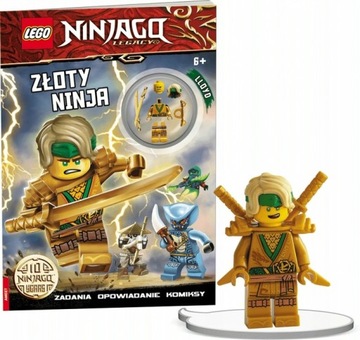 Lego Ninjago. Złoty ninja +KLOCKI LEGO+ ZADANIA