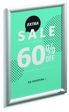 Прочная серебряная рамка A3 для плакатов, 2 шт.