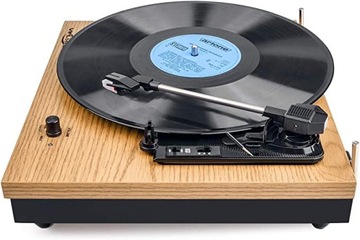 VIFLYKOO gramofon Bluetooth winylowy TT202-1