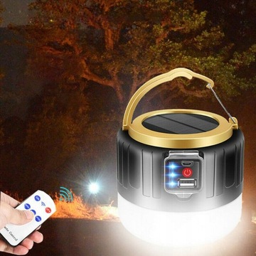 СВЕТОДИОДНЫЙ СОЛНЕЧНЫЙ ФОНАРЬ ДЛЯ КЕМПИНГА, USB БАТАРЕИ