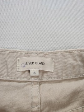 RIVER ISLAND KRÓTKIE SPODENKI JEANS rozm. 34 UK 8