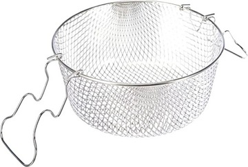 ibili kosz z uchwytami srebrny metal 23 x 23 x 10