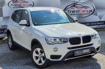 BMW X3 F25 SUV 2.0 18d 150KM 2014 BMW X3 2.0 150 KM Navi Ksenon bezwypadkowa Gwarancja oplacona 2.0 Diesel