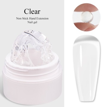 15g Solid Nail Extension Gel Non-stick Hand Phot