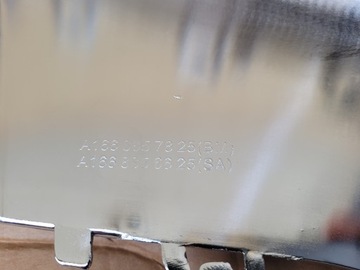 MERCEDES GL X166 W166 ХРОМИРОВАННАЯ КРЫШКА ПЕРЕДНЕГО БАМПЕРА 1668856625