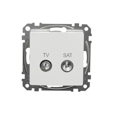 SCHNEIDER SEDNA DESIGN GNIAZDO TV/SAT 4dB BIAŁY