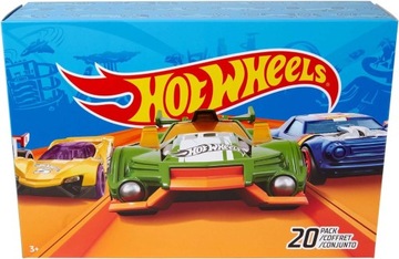 Hot Wheels 20 metalowych pojazdów w skali 1:64