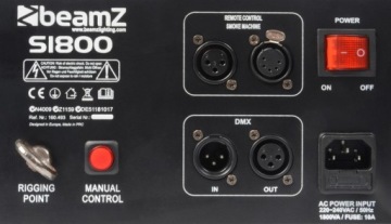 Вертикальный дымогенератор BeamZ S1800 DMX + ЖИДКОСТЬ 5л