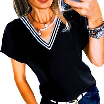 . ELEGANCKA BLUZKA DAMSKA NA CO DZIEŃ DO PRACY 44