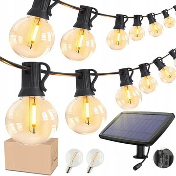 USB СОЛНЕЧНАЯ ГИРЛЕНДИЯ GARDEN 50 СВЕТОДИОДНЫХ ШАРИКОВЫХ ЛАМПОЧЕК
