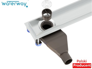 Слив воды 80 см, НИЗКИЙ БОКОВОЙ СИФОН