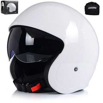 KASK MOTOCYKLOWY LS2 OF599 SPITFIRE SOLID OTWARTY NA SKUTER CHOPPER +BLENDA