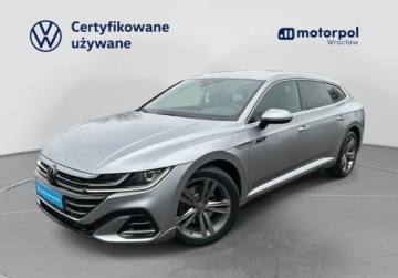 Volkswagen Arteon Fastback Facelifting 2.0 TSI 190KM 2021 Volkswagen Arteon Shooting Brake R-Line Pakiety, Podgrzewane 4 fotele, AC