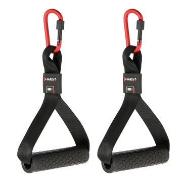 UCHWYT DO WYCIĄGU ATLASU TAŚM NA TRICEPS GUMOWE 2szt