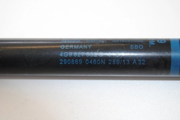 AUDI A6 ALLROAD C7 2014 LEVÝ STRANA TLUMIČ KRYT ZADNÍ KUFRU