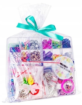 НАБОР БИСЕРА XL ДЛЯ ИЗДЕЛИЯ СЕРЬГ, БРАСЛЕТОВ, УКРАШЕНИЙ В ПОДАРОК