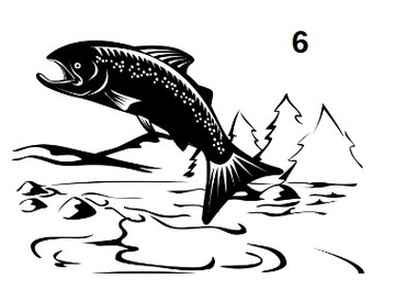 Деревянные подставки под кружки, гравировка, рыбалка