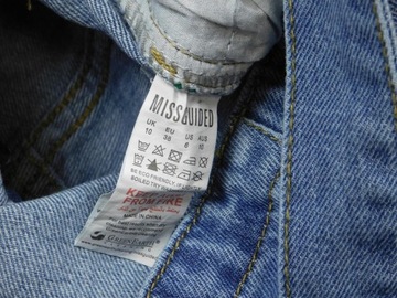 XAS518 MISSGUIDED kombinezon DENIM na szelkach 38