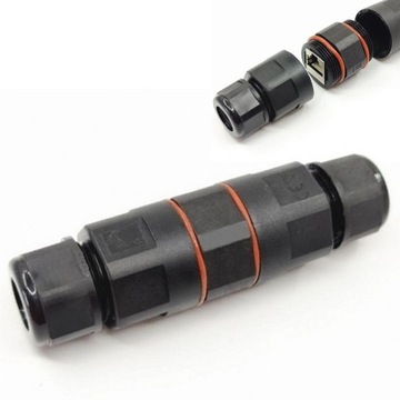 MUFA hermetyczna ZŁĄCZE kabla sieciowego 2x RJ45 LAN IP68 CAT. 6 kat.6