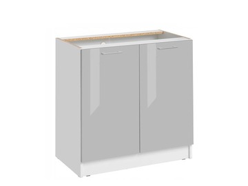 ecoModel Szafka stojąca D8 Szary Połysk