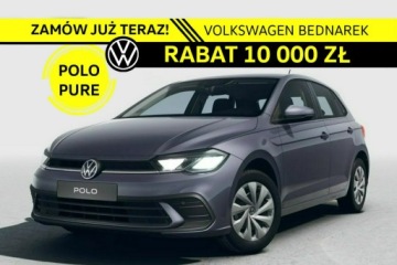 Volkswagen Polo VI Hatchback 5d Facelifting 1.0 MPI 80KM 2026 Volkswagen Polo Nowa wersja Pure! 1.0 MPI 80 KM