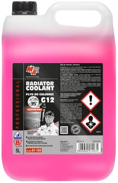 AMT MOJE AUTO PŁYN DO CHŁODNIC G12 CZERWONY - 5L