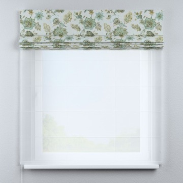 Dekoria Roller Duo цветы бежево-серый фон 130x170