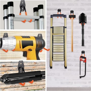 Гаражные крючки, прочные, крючки для инструментов