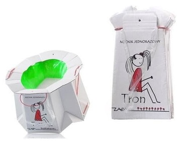 Tron Jednorazowy nocnik papierowy, biodegradowalny