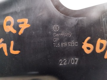 AUDI Q7 4L 07R STĚNA PŘEPÁŽKOVÁ TLUMENÍ 7L6819523C