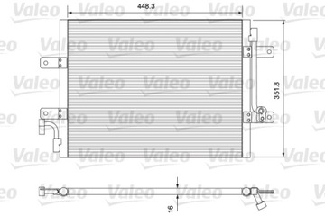 KONDENZÁTOR KLIMATIZACE FIAT STRADA 1.3D 05.06-