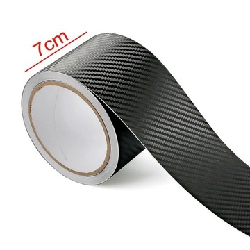 TAŚMA OCHRONNA OZDOBNA CARBON FOLIA NA PROGI, SŁUPKI, BAGAŻNIK SAMOCHODU 3M