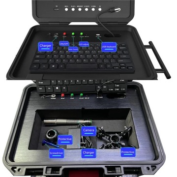 10-calowa minikamera 1080p Endoskop rurociągowy z czujnikiem Night Vision CMOS