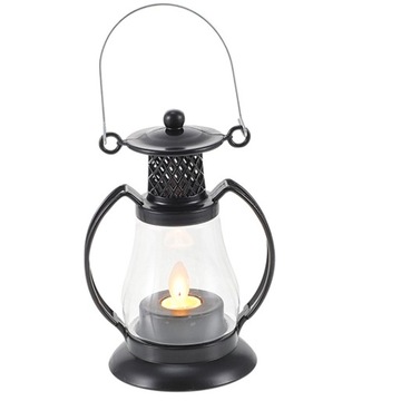 DEKORACJE NA HALLOWEEN DECOR LAMPA NAFTOWA LED