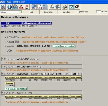 Интерфейс DDT2000 Renault, Dacia, Nissan 1996-2007 гг.