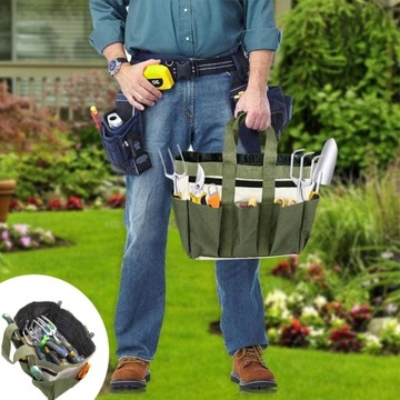 Torba ogrodnicza, wielofunkcyjna torba na narzędzia ogrodowe, torba do